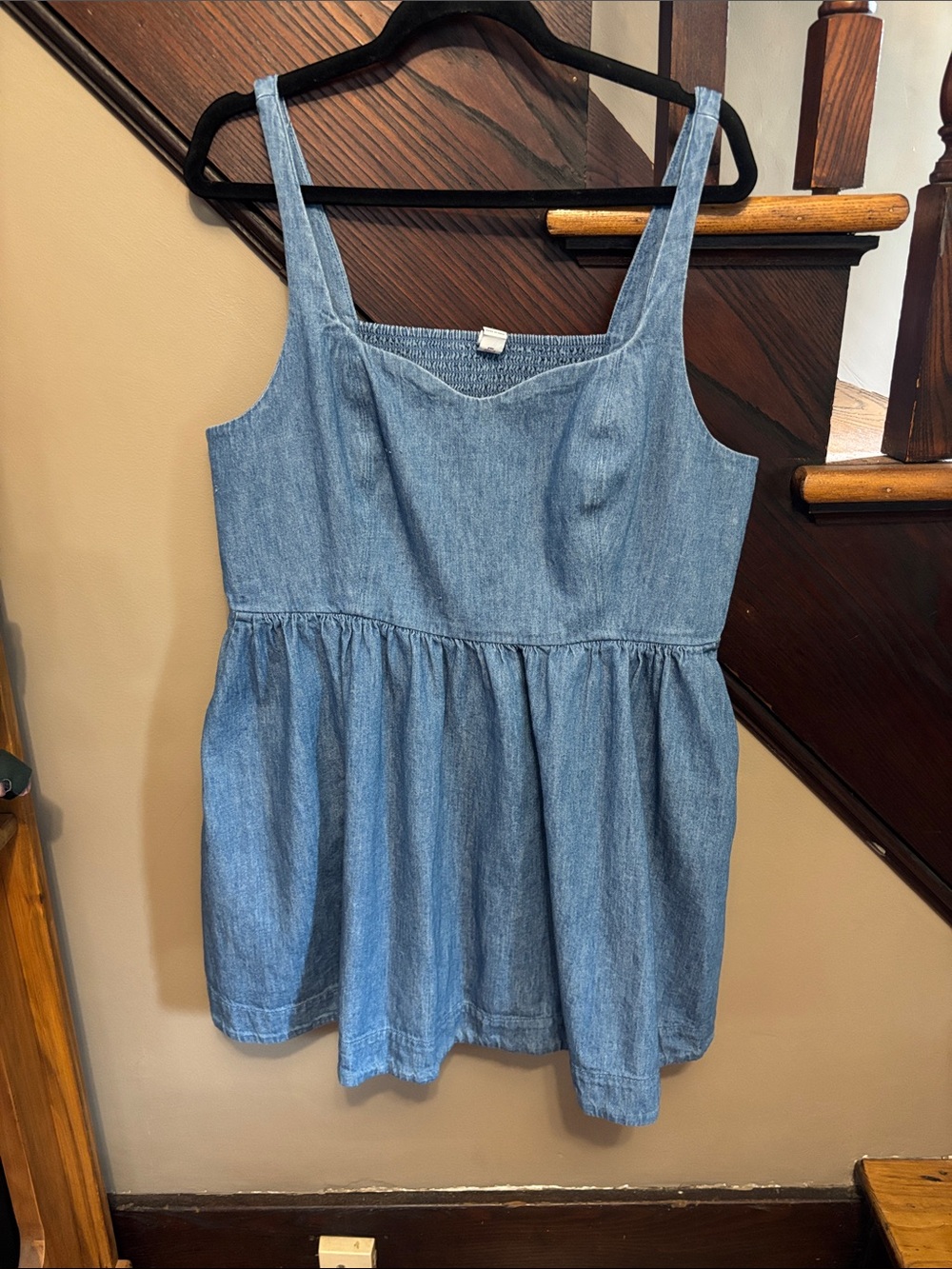 Old Navy Light Blue Denim Tank Dress